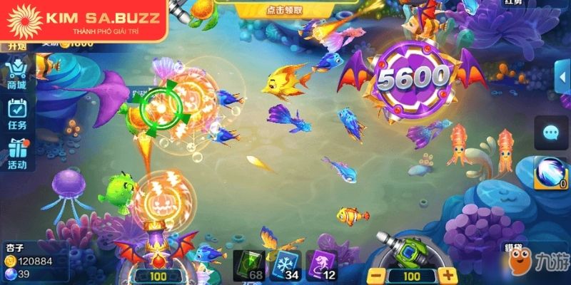 Game Bắn Cá 3D Kimsa – Săn Boss Khủng Rinh Ngay Bạc Tỷ 2 Boss khổng lồ và sinh vật huyền thoại trong game bắn cá 3D Kimsa