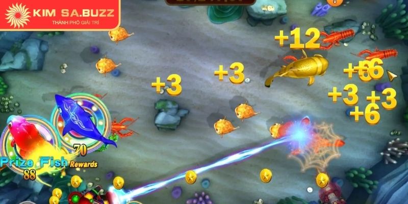 Game Bắn Cá 3D Kimsa – Săn Boss Khủng Rinh Ngay Bạc Tỷ 3 Áp dụng chiến thuật khóa mục tiêu boss