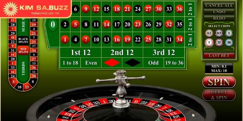 Roulette Kimsa Online Đẳng Cấp Vòng Quay Châu Âu 3D Siêu Thực 2 Chiến lược tối ưu khi chơi Roulette Kimsa Online